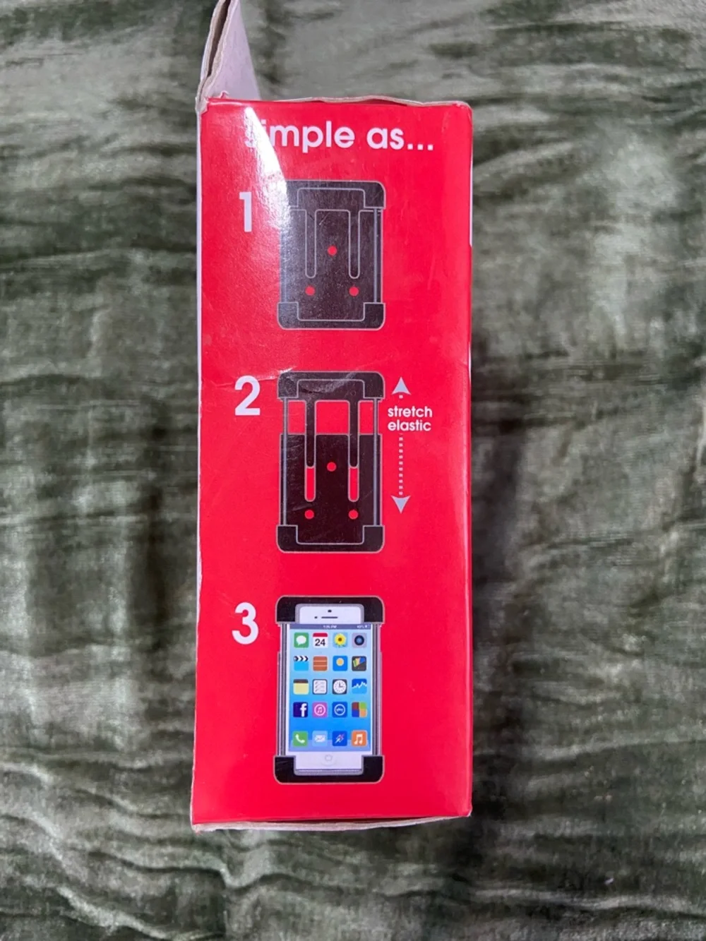 Delta Smartphone Holder for Cycling - Red/White/Black